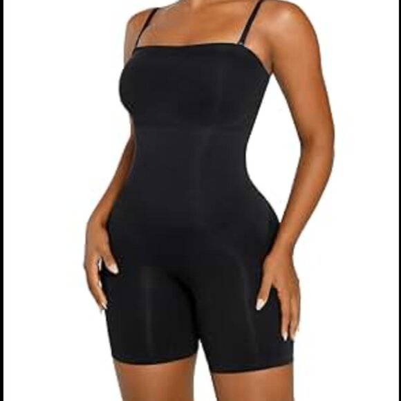 Strapless Shapewear Bodysuit Tummy Control Seamless Butt Lifter - Picture 1 of 7